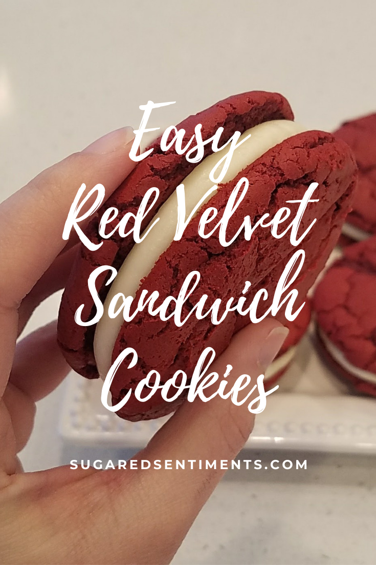 Chewy, Delicious, Easy, and Quick, these Red Velvet Sandwich Cookies will become a favorite in your home!