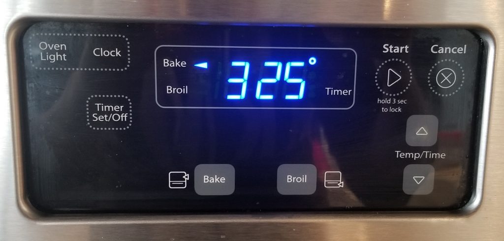 Oven Bake Temperature