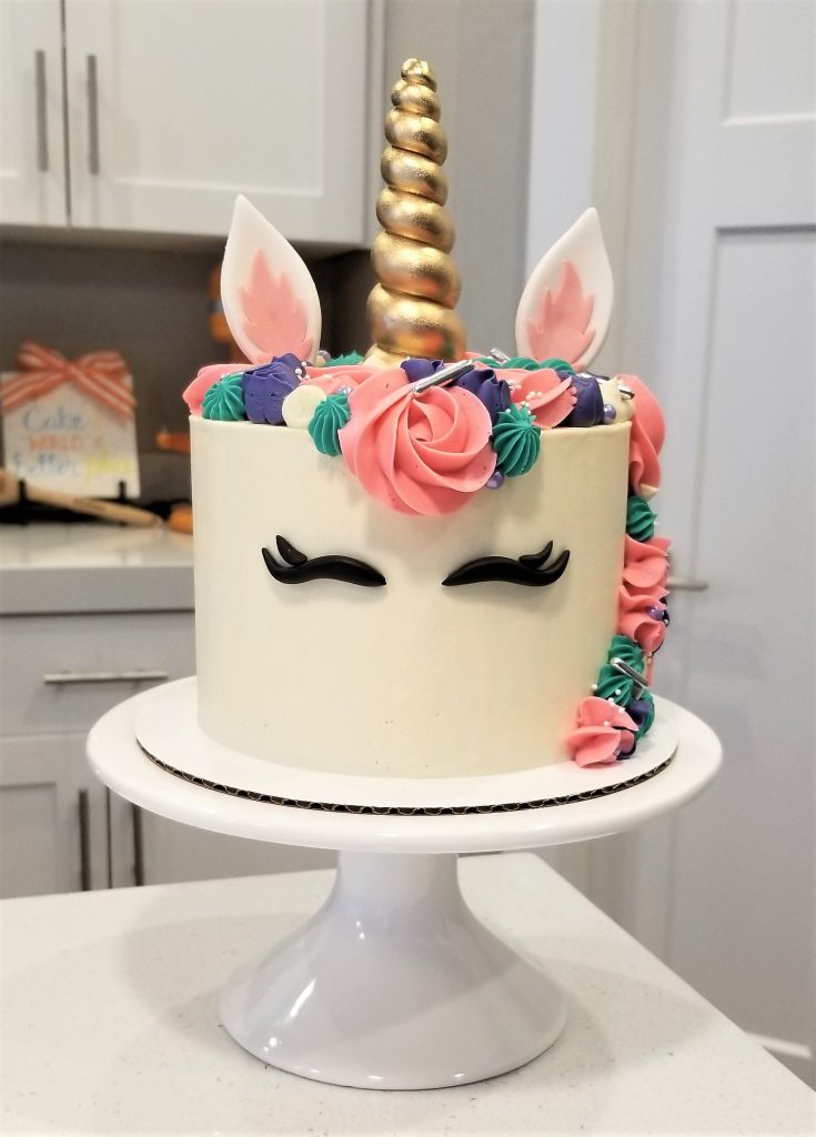 Making a Unicorn Cake