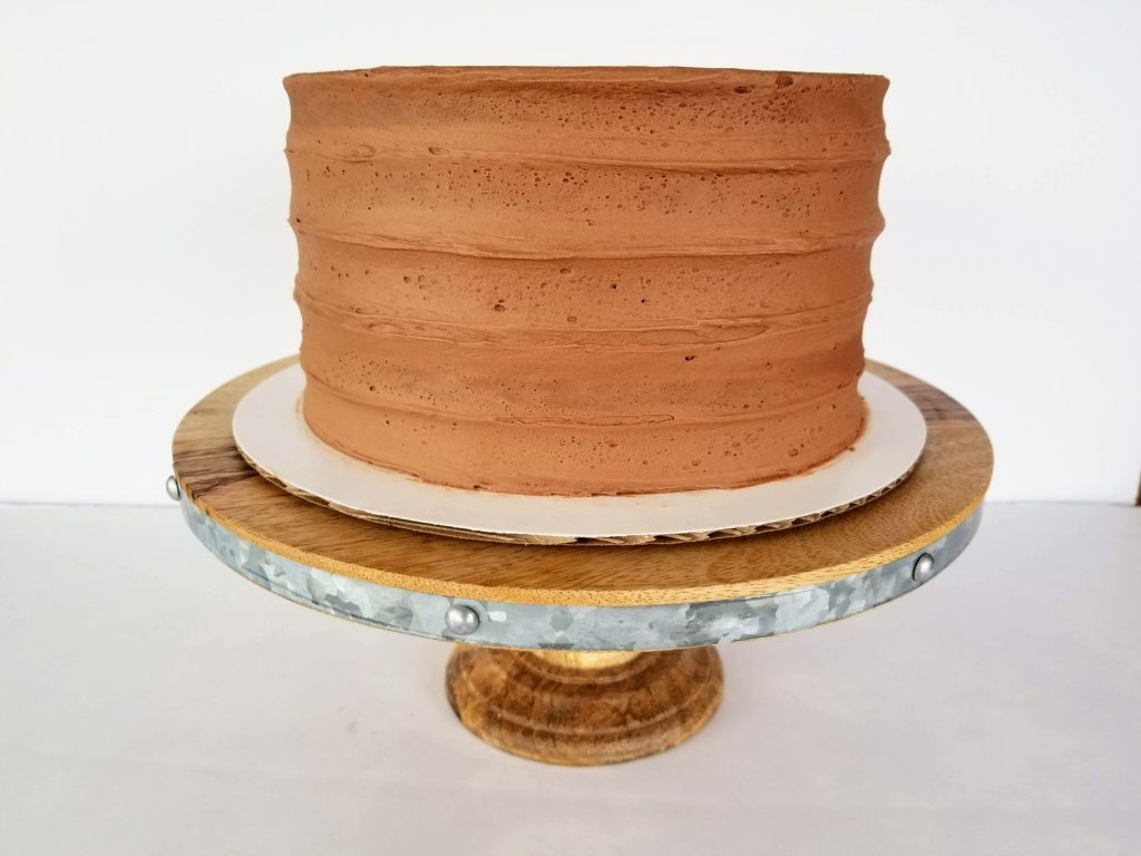 Chocolate Cake on a Cake Stand