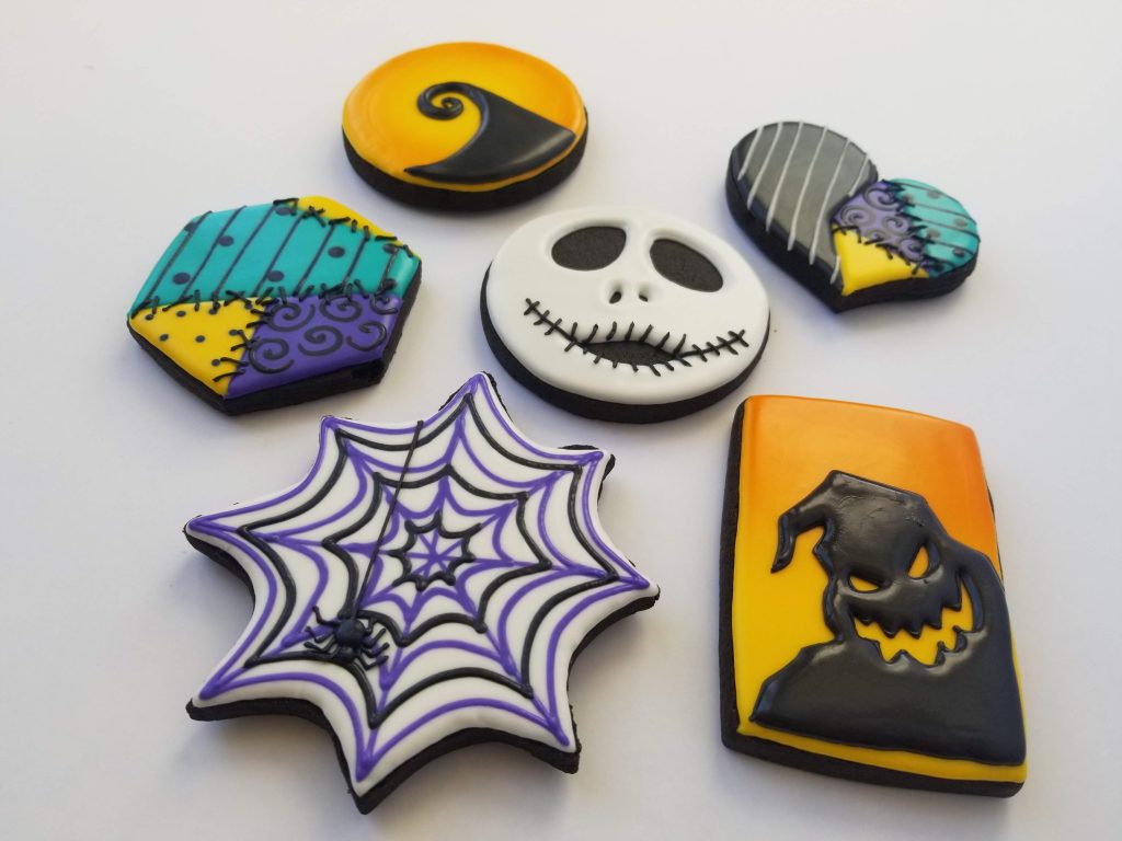 Nightmare Before Christmas inspired cookies