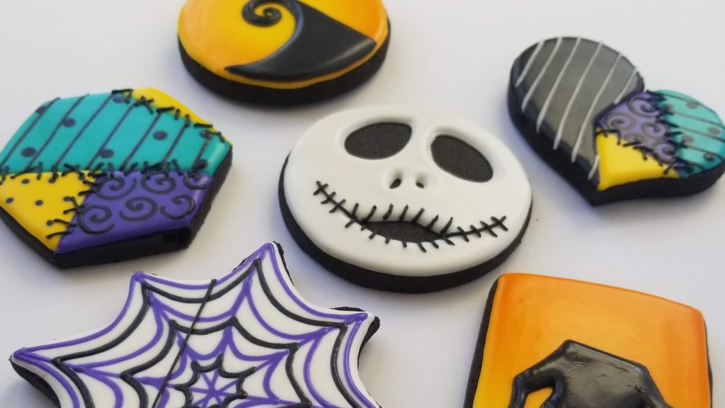 Royal Iced Nightmare Before Christmas Cookies