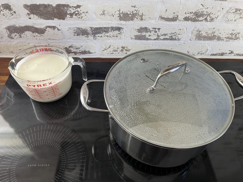 Cream and Sugar on the stovetop