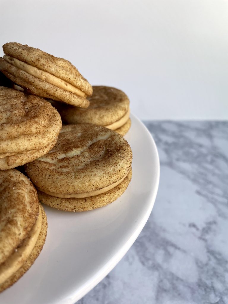 Biscoff Snickerdoodle Sandwich Cookies